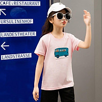 Áo Thun Trẻ Em In Xe Ô tô
