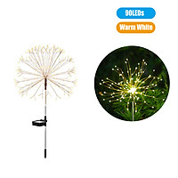 150 LEDs Solar Powered Energy Firework Design Fairy String Light Lawn Lamp with 8 Different Lighting Modes Effects