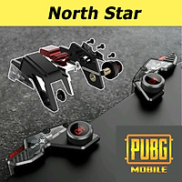 Bộ 2 nút bấm chơi game cap cấp Pubg Mobile North Star hỗ trợ chơi game trên điện thoại - Hàng chính hãng
