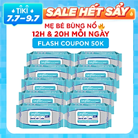 Combo 10 Gói Khăn Ướt Cồn Let-green (50 Tờ x 10)