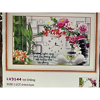 TRANH THÊU VỢ CHỒNG LV3144 (N)