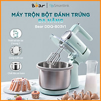 Máy Trộn Bột Đánh Trứng Đa Năng Bear 4L, 6 Tốc Độ Không Gây Tiếng Ồn DDQ-B03V1