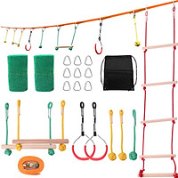 Outdoor Sports Obstacle Walking Flat Belt Balance Training Equipment Climbing Rope Children's Climbing Combination