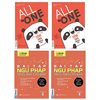 Combo Sách Học Tiếng Anh Cho Học Sinh Trung Học: Bài Tập Ngữ Pháp Tiếng Anh Căn Bản + All In One - Tiếng Anh Trung Học Cơ Sở