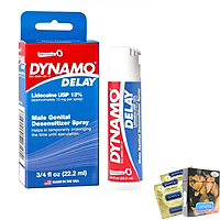 Xịt Kéo Dài Thời Gian Quan Hệ Dynamo delay + Bao Cao su Innova