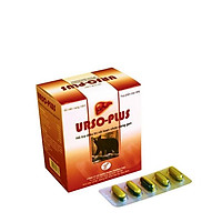 Thực phẩm chức năng URSO-PLUS chứa acid Ursodesoxycholic bổ gan, hỗ trợ chức năng gan (Tặng kèm bọt biển rửa mặt cao cấp)