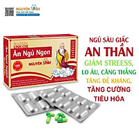 Linh Chi Ăn Ngủ Ngon Nguyên Sinh - Dễ Ngủ Ăn Ngon Tròn Sức Khỏe - Giúp Dễ Đi Vào Giấc Ngủ, An Thần, Ngủ Dậy Tỉnh Táo, Phục Hồi Cảm Giác Ăn Uống Ngon Miệng