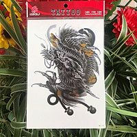 HB-178-Hình Xăm Dán 3D Cho Tay, Ngực, Vai, Lưng Tattoo - HÌNH RỒNG BAY