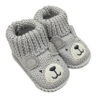 Vớ tất len sơ sinh cao cấp First Soks Fold Up Socks Lucky Baby