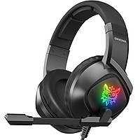 Tai nghe chơi game thể thao điện tử có dây ONIKUMA K19 với bộ điều khiển 40mm Micrô giảm tiếng ồn Khả năng tương thích rộng