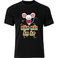 Áo Thun, Áo Phông Nam , Nữ, In Hình Năm Mới Ấm Áp