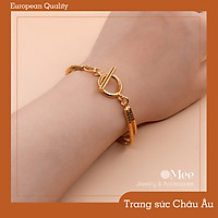 Vòng tay cá tính chốt chữ T tròn - H5505