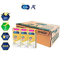 Thùng 24 hộp Sữa bột pha sẵn (Sữa nước) Enfagrow A+ 360° Brain DHA+ cho trẻ trên 2 tuổi - Hương vị Vanilla - Hộp 180ml