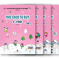 Combo trò chơi tư duy cho bé 2-3 ( trọn bộ 4 cuốn)