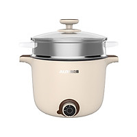 AUX Electric Boiler/Electric Frying Pan 1.5L HX-12B107 Four layers of heat insulation anti-sticking and easy to clean