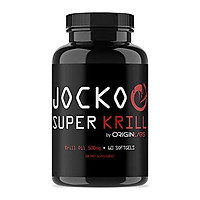 Jocko Super Krill Oil - Pure Antarctic Krill - 1000mg Serving - Rich in Omega-3, EPA, DHA - Joint, Brain, Memory Support Supplement - 60 Softgels