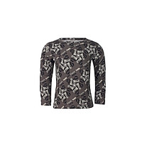 Áo T-shirt Bé Trai Tay Dài_Yvette LIBBY N'guyen Paris_YVETTE COOL BT1 _Màu Xám (Volcanic Glass)_Cotton Mélange hữu cơ (Organic)