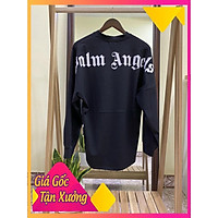 Áo thun Palm Angels Sweater ( lưng áo ), áo phông dài tay form rộng Hottrend2020 ( Nam, Nữ ) ( Màu Đen )