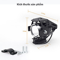 Đèn led trợ sáng U5 U7 dùng cho xe đạp điện, xe máy, xe máy điện