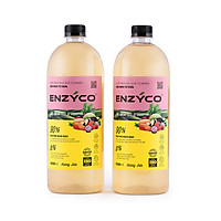 Combo 2 Chai Nước Ngâm Rửa Rau Củ Quả Sinh Học ENZYCO Lên Men Từ Dứa Loại Bỏ Hóa Chất Thuốc Trừ Sâu Khử Mùi Tanh Thực Phẩm