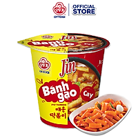 Combo 3 ly bánh gạo Tokbokki Ottogi Jin Cay 82g