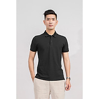 Áo thun polo nam cao cấp Aristino Đen 9 APS070S9