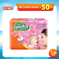 Miếng lót Goodry Sơ sinh 56 pcs công nghệ Nhật Bản mịn màng như nhung