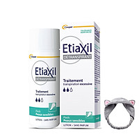 Lotion Khử Mùi, Ngăn Ngừa Mồ Hôi Tay, Chân Cho Da Nhạy Cảm Etiaxil 100ml +tặng kèm 1 băng đô tai mèo (màu ngẫu nhiên)