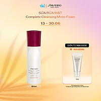 Sữa rửa mặt Shiseido Complete Cleansing Micro Foam 180ml