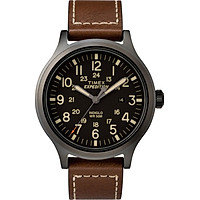 Đồng Hồ Nam Timex TW4B11300 Expedition Scout 43 Với Dây Da
