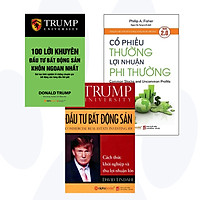Bộ 3 Cuốn Sách Kinh Tế 100 Lời Khuyên Đầu Tư Bất Động Sản Khôn Ngoan Nhất + Đầu Tư Bất Động Sản + Cổ Phiếu Thường, Lợi Nhuận Phi Thường