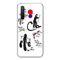 Ốp lưng điện thoại Realme 5 Pro - Silicon dẻo - 0391 CHAME02 - Hàng Chính Hãng