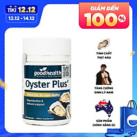 Tinh chất hàu New Zealand Good Health Oyster Plus tăng cường sinh lý nam giới | 3wolves