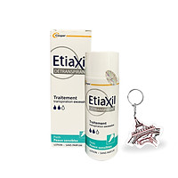Lotion Etiaxil ngăn ngừa hôi chân, kháng khuẩn lên đến 72h - 100ml dành cho DA NHẠY CẢM + Tặng kèm 1 móc khóa có dạng hình Tour Eiffel màu đen viền đỏ