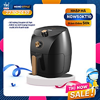 Nồi Chiên Không Dầu BIYI AF611 (4L) - Hàng Chính Hãng - Màu Đen