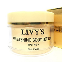 Kem body livys whitening body dưỡng trắng da toàn thân