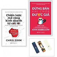 Combo 2 Cuốn: Đừng Bán Khi Chưa Được Gía + Chiến Lược Mở Rộng Kinh Doanh Từ Cốt Lõi - Tặng kèm bookmark PD
