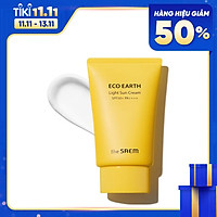 Kem chống nắng The Saem Eco Earth Power Light Sun Cream SPF 50+ PA+++ (50ml)