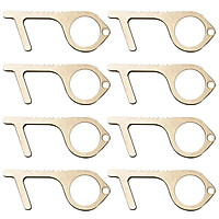 The Safe And Easy Way To Avoide Germs-Contactless Safety Isolation Brass Key 4/6/8/10PCS Family Health Convenient Portable