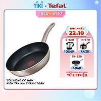 Chảo chiên chống dính đáy từ Tefal Sensations H9100614 28cm (Đồng) - Hàng chính hãng