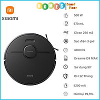 Robot Hút Bụi Lau Nhà XIAOMI DREAME D9 MAX Diện Tích Hoạt Động 250m2 Công Suất 50W Áp Suất 4000 Pa - Hàng Chính Hãng