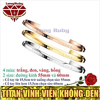 Vòng tay Cuff màu Vàng, Hồng, Trắng, Đen | Lắc Tay Đôi Nam Nữ