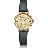 Đồng Hồ Nữ Julius Star Hàn Quốc JS-011C Dây Da Màu Xanh