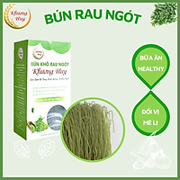 Bún Khô Rau Ngót Khương Huy - Bún Gạo Rau Ngót - Chỉ 3 Phút Nấu Không Cần Ngâm - Bún Khô Khương Huy Hộp 300g