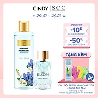 Bộ đôi sữa tắm nước hoa & nước hoa nữ Fresh Ocean mùi hương năng động trẻ trung 270g + 50ml