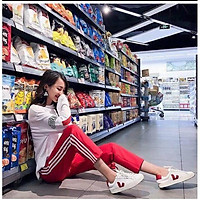 Quần thể thao 3 sọc chất nỉ cực chất