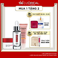 Bộ dưỡng da trắng sáng ẩm mượt và chống nắng L'Oreal Paris