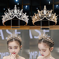 Vương Miện Mỹ Ký Đính Đá 150 Số 2 Cài Tóc Đẹp, Thiết Kế Sang Trọng, 2 Màu Tùy Chọn, Đính Đá Trang Sức Nghệ Thuật, Dùng Ghim Cài Giữ Chắc Chắn Trên Tóc Khi Sử Dụng, Dễ Phối Trang Phục Và Phụ Kiện Khác