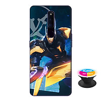 Ốp lưng nhựa dẻo dành cho Oppo F11 Pro in hình Nakroth Siêu Việt Bậc V - Tặng Popsocket in logo iCase - Hàng Chính Hãng