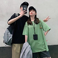 3 Color【M-3XL】Fashion Short Sleeve T-shirt Men Cartoons Printed Graphic Breathable Oversize Student Couple Short T-shirt Couple Wear Unisex Half Sleeve T-shirt Summer New Style